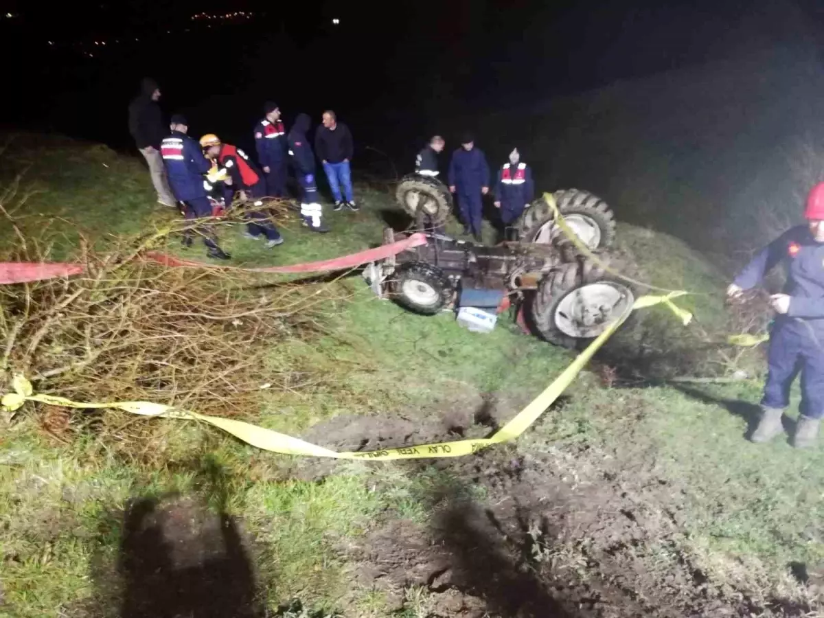 Samsun’da Traktör Devrildi: Sürücü Hayatını Kaybetti