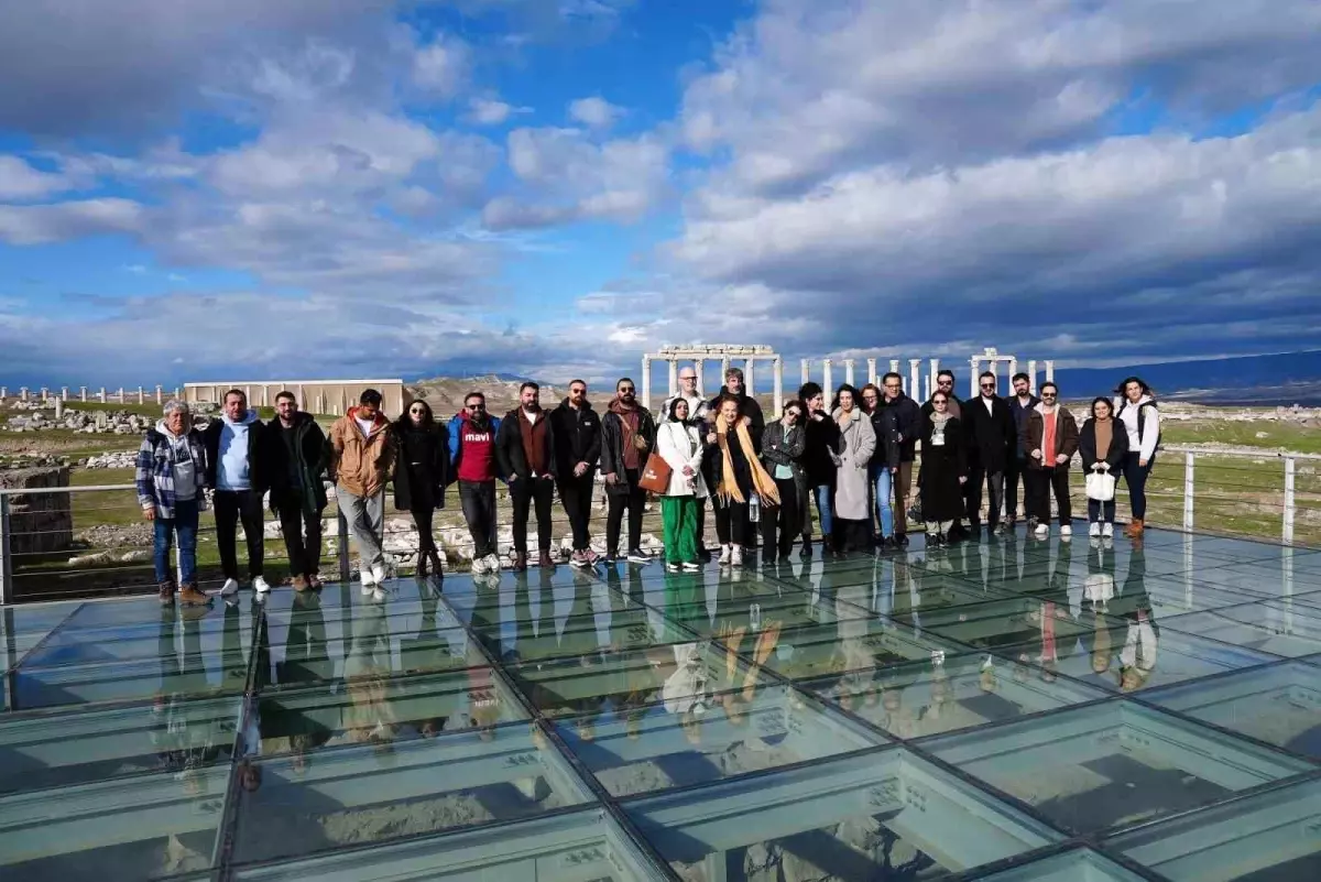 Uluslararası Denizli Kısa Film Festivali Oyuncuları Pamukkale’yi Keşfetti