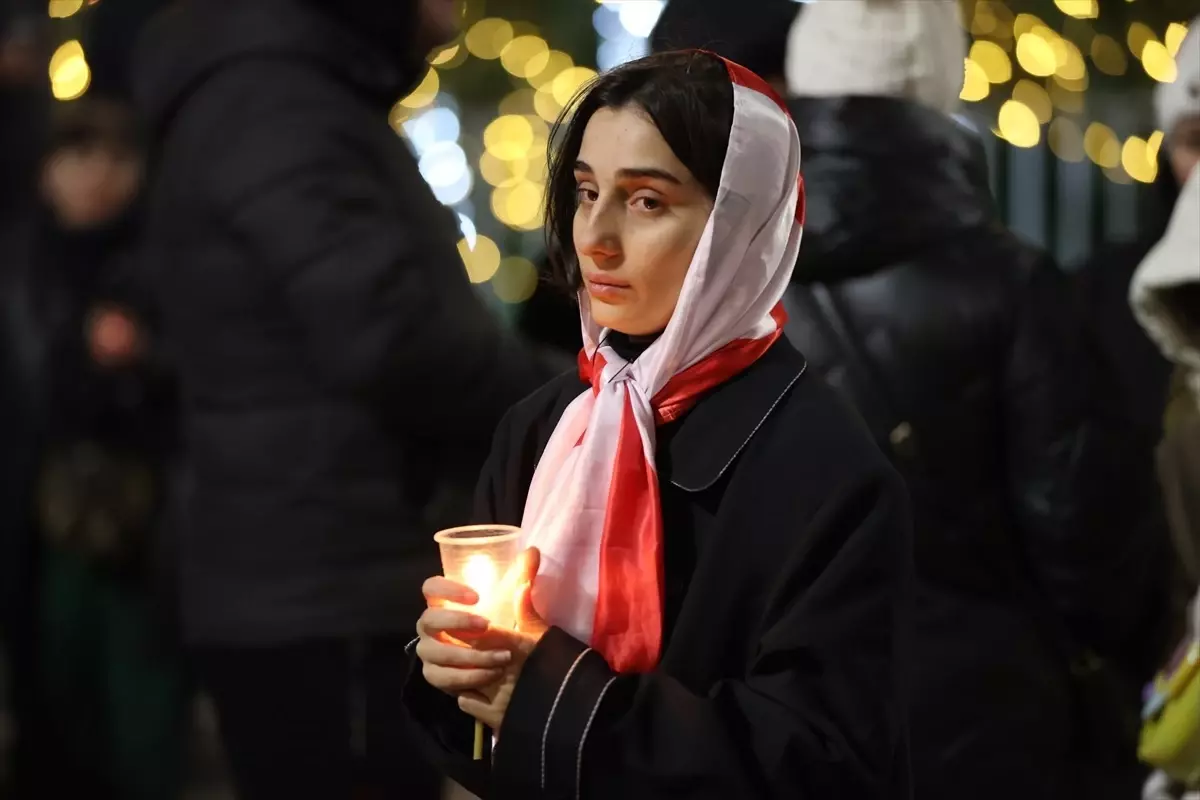 Gürcistan’da Noel Protestoları Devam Ediyor